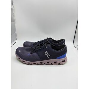 On Women's Cloud X 3 Sneakers, Midnight/Heron, 11 Medium US